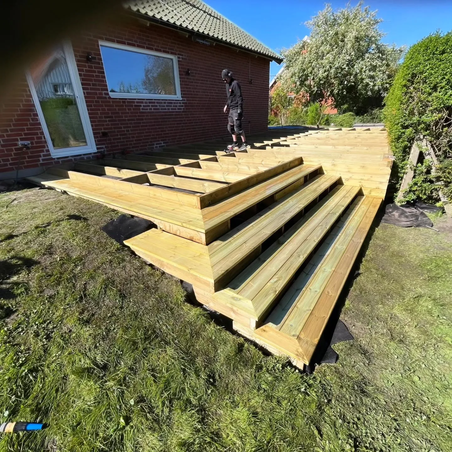 Snickare från Herex i arbete i Malmö