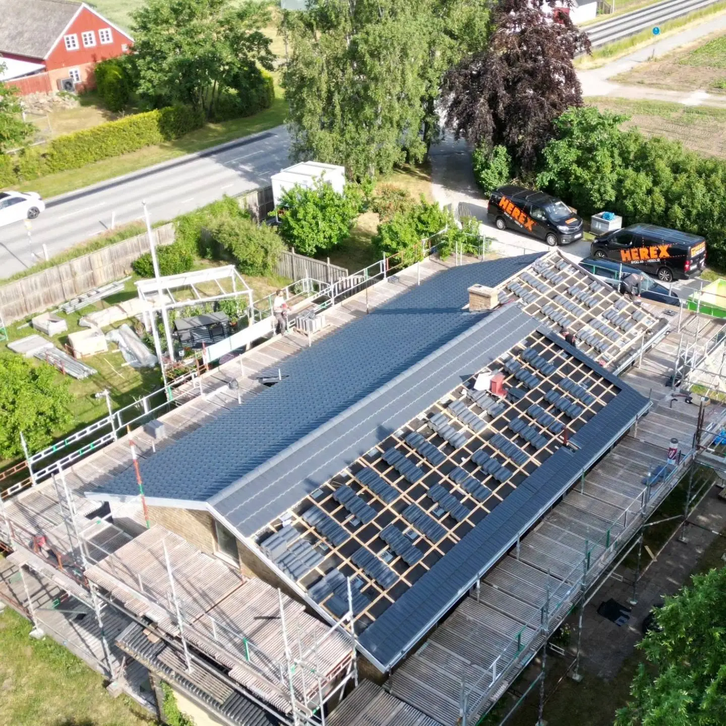 Takläggning av villatak i Malmö